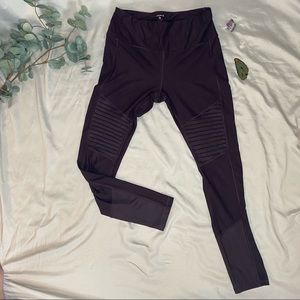 Layer 8 Ribbed Athletic Leggings